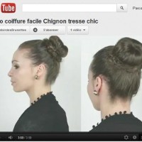 Tuto coiffure facile : Chignon tresse chic à porter en journée ou en soirée