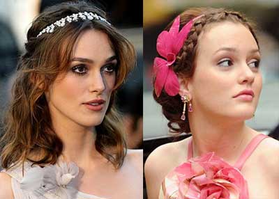 Serre-têtes neo romantique de Keira Knightley et Leighton Meester