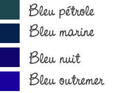 Maquillage des yeux marron : tons bleus