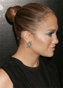 Chignon de danseuse de Jennifer Lopez