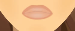 Maquillage nude : contour des lèvres