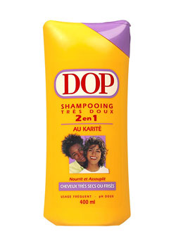 Shampoing au karité de Dop pour cheveux très secs et frisés
