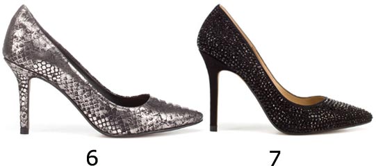 Chaussures de soirée : escarpins paillettes à bout pointu