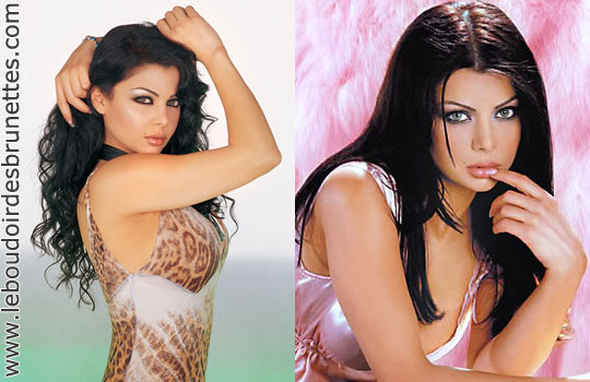 Haifa Wehbe : cheveux frisés ou lisses ?