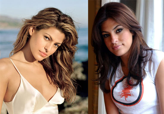 Eva Mendes blonde ou brune