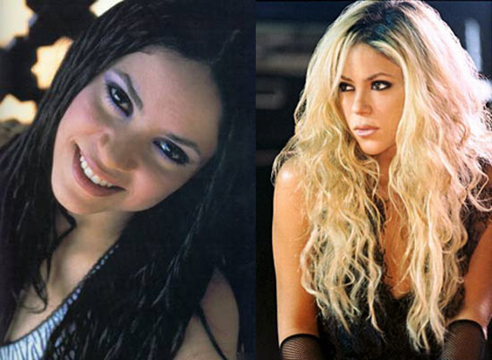 Shakira brune ou blonde